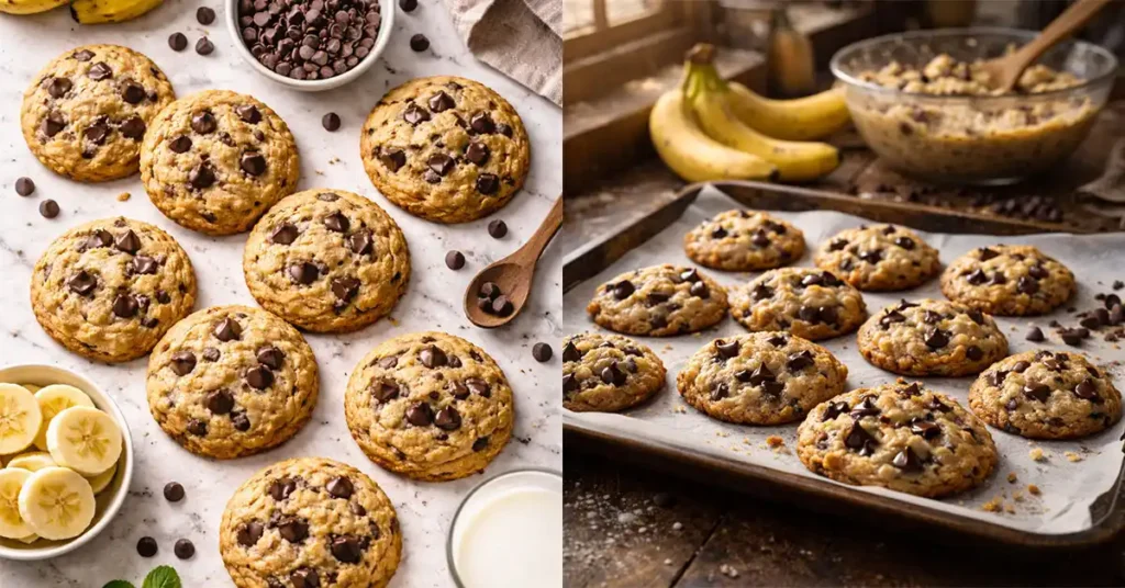 Banana Bread Chocolate Chip Cookies viral recipe