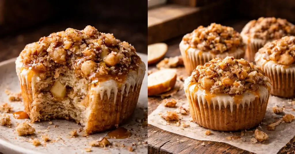 Viral Apple Crumble Cupcakes recipe