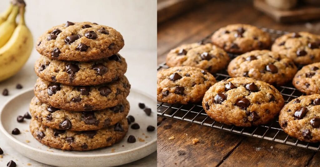 Viral Banana Bread Chocolate Chip Cookies Recipe