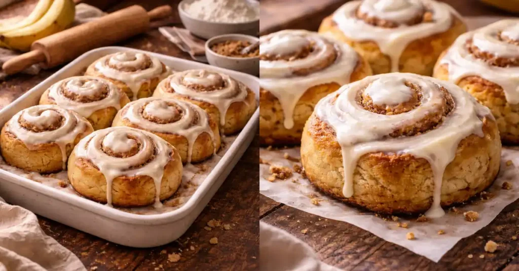 Viral Banana Bread Cinnamon Rolls