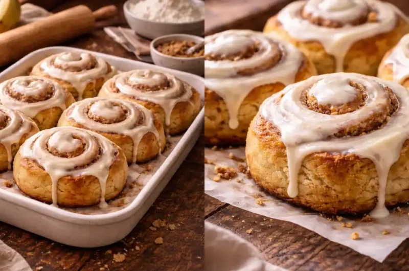 Easy Homemade Banana Bread Cinnamon Rolls Recipe for a Warm and Comforting Breakfast Treat