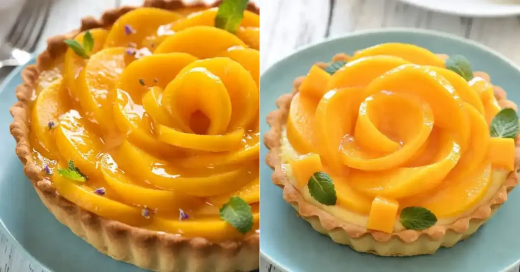 Viral Mango Curd Tart recipe