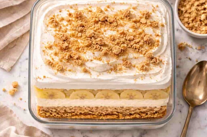 Best Banana Delight Dream Dessert Made with Fresh Bananas, Whipped Cream, and Sweet Layers