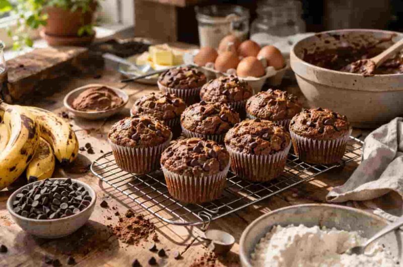These Easy Chocolate Banana Muffins Are So Soft You’ll Make Them Every Week