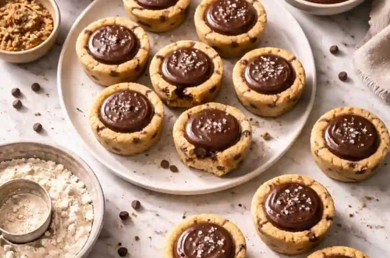 Bite-Sized Chocolate Chip Cookie Dough Cups That Melt in Your Mouth