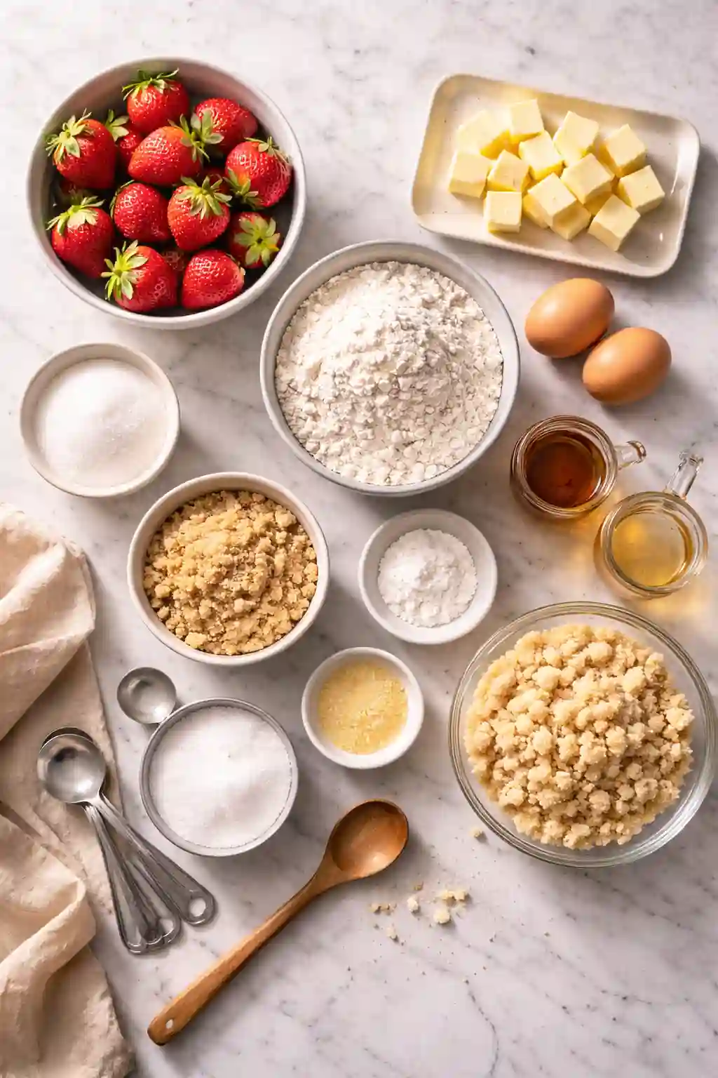 Easy Strawberry Shortcake Bars with Buttery Crust Recipe