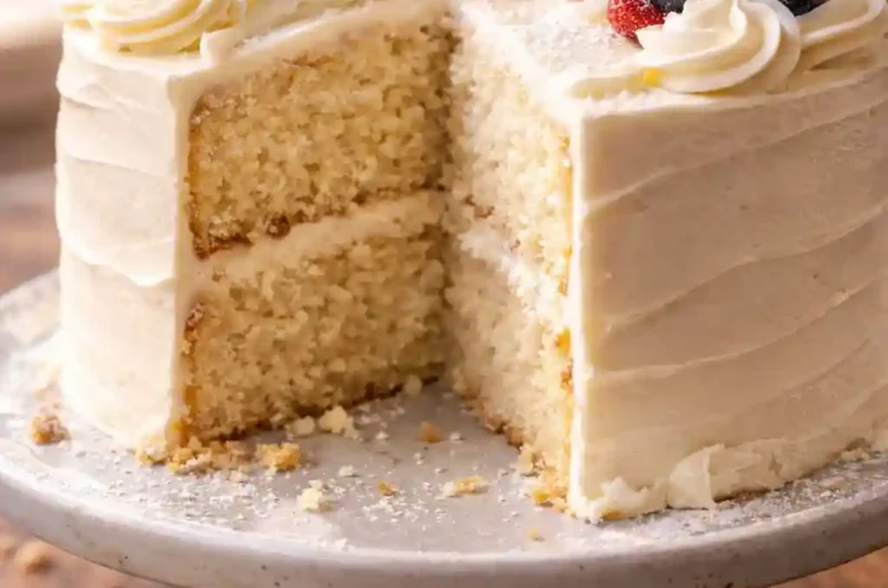 Soft & Fluffy Eggless Cake Recipe That Melts in Your Mouth