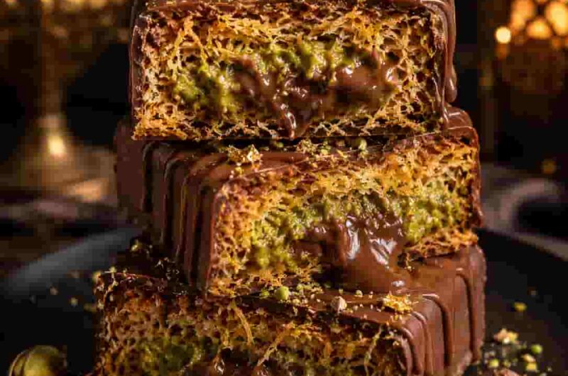 This Kunafa Chocolate Bar Recipe Is Crunchy, Gooey, and Totally Addictive