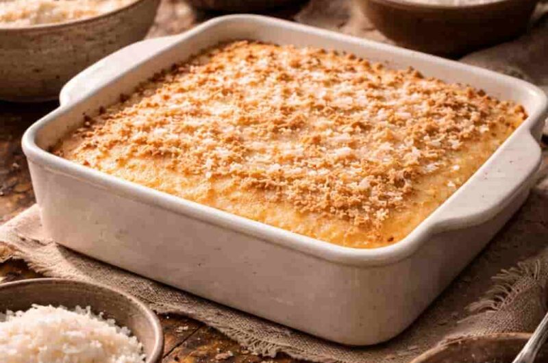Coconut Custard Cake Recipe