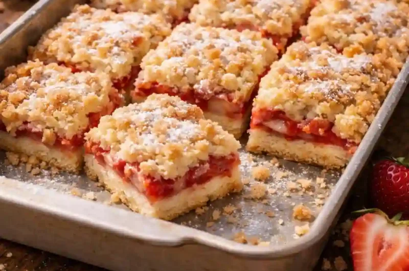Easy Strawberry Shortcake Bars That Taste Like Summer in Every Bite