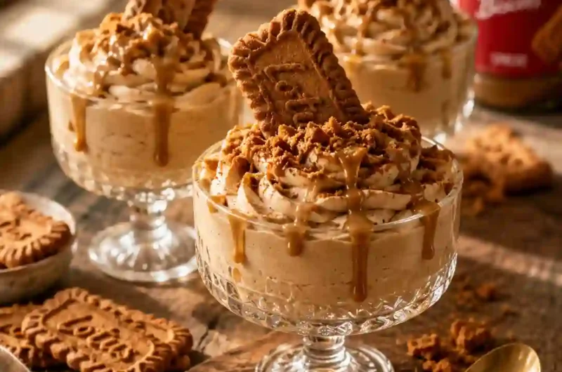 Craving Something Sweet? Try This No-Bake 2-Ingredient Biscoff Mousse Tonight