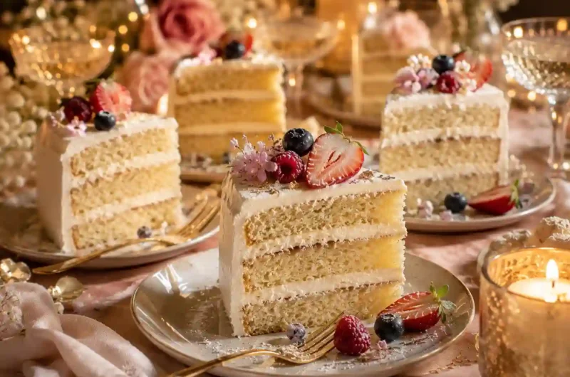 This Easy Vanilla Cake Recipe Tastes Just Like a Bakery Cake