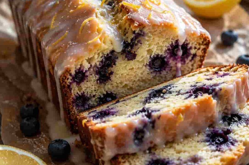 Soft & Zesty Lemon Blueberry Bread You’ll Want Every Morning