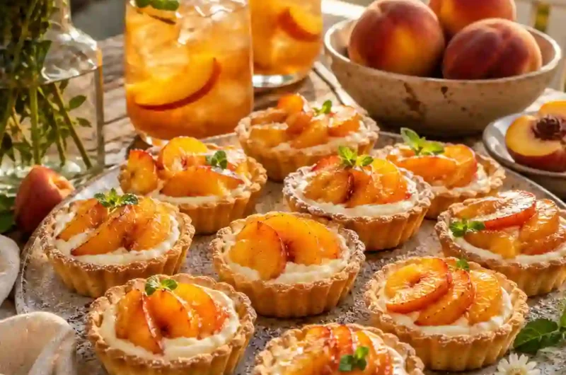 These Mini Peach and Cream Cheese Tarts Look Fancy but Are So Easy