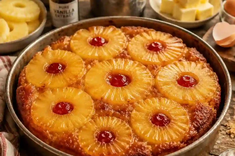 The Best Pineapple Upside Down Cake Recipe You Will Ever Bake