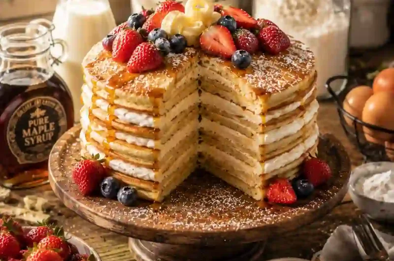 Easy Pancake Cake Recipe That Feels Like a Fancy Bakery Treat