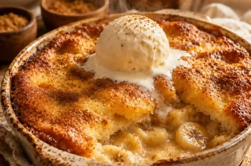 This Warm Banana Cobbler Recipe Tastes Like Pure Comfort