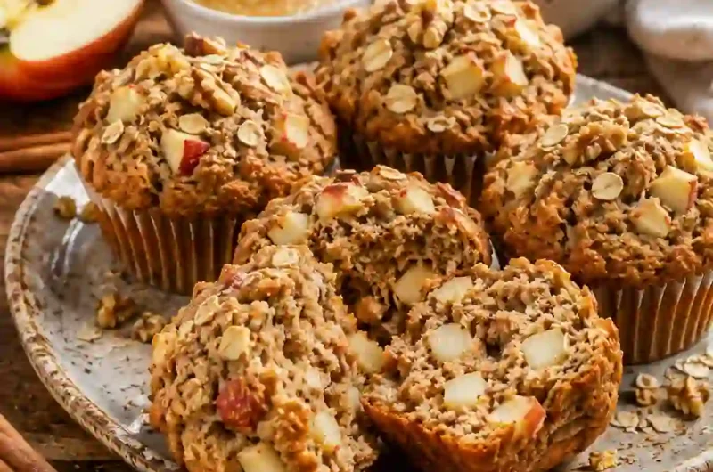 Healthy Apple Muffin Recipe Without Sugar – Soft, Moist & Naturally Sweet