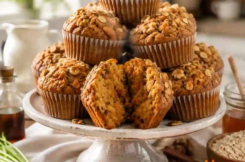 Easy Healthy Carrot Cake Muffin Recipe For Kids That Tastes Like Dessert