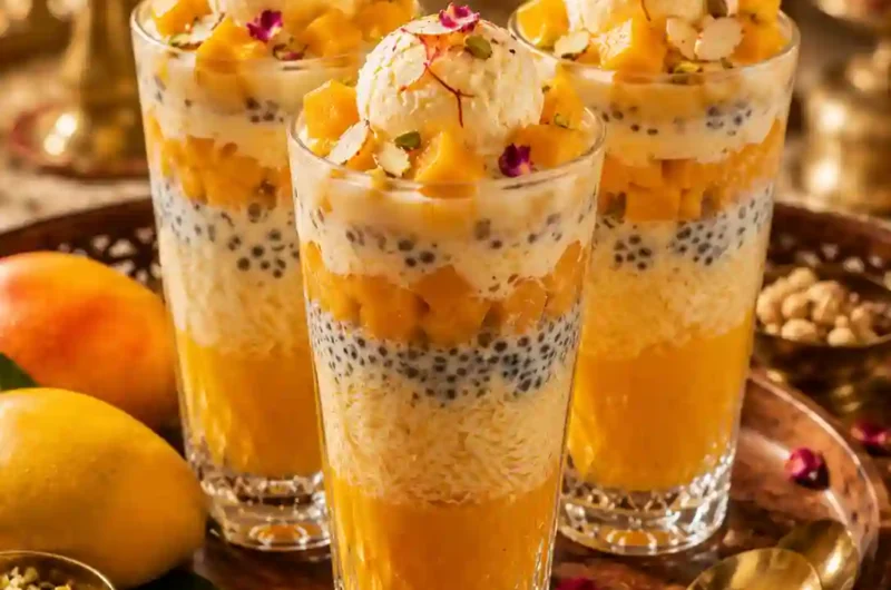 This Refreshing Mango Falooda Dessert Is Pure Happiness in a Glass