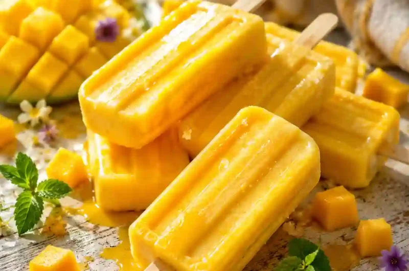 Creamy Mango Popsicle Dessert Recipes That Taste Like Summer on a Stick
