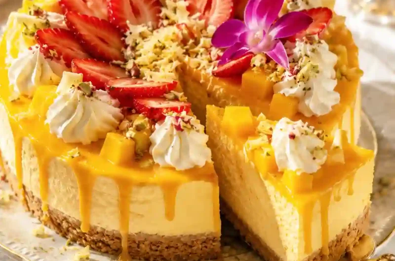 Refreshing Mango Dessert Recipes with Strawberries You'll Love