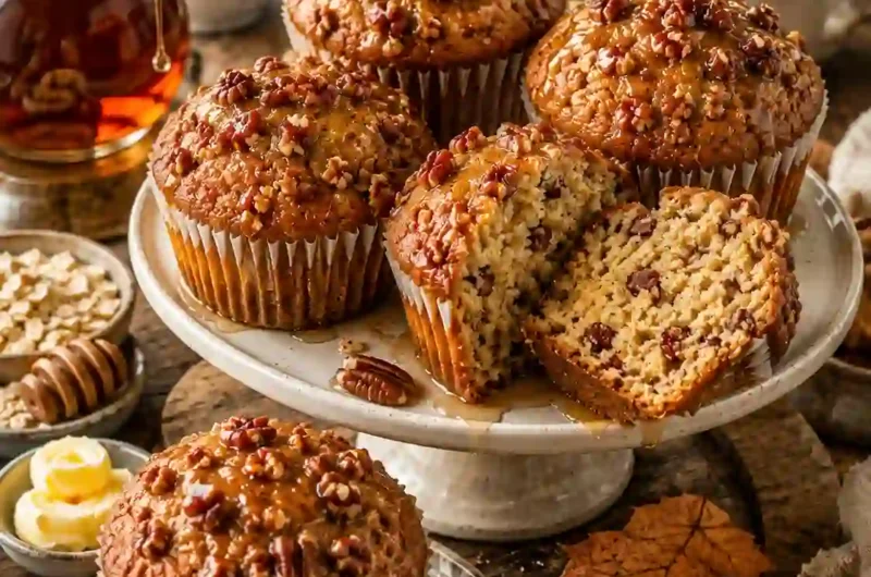 Soft Maple Pecan Muffins For Breakfast That Make Busy Mornings Feel Special