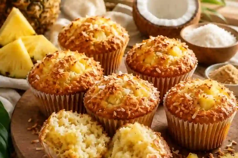 The Best Pineapple Coconut Muffin Recipe for a Tropical Breakfast Treat