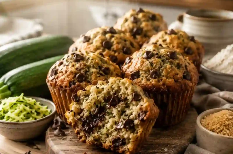 The Best Zucchini Muffin Recipe with Chocolate Chips for Busy Mornings