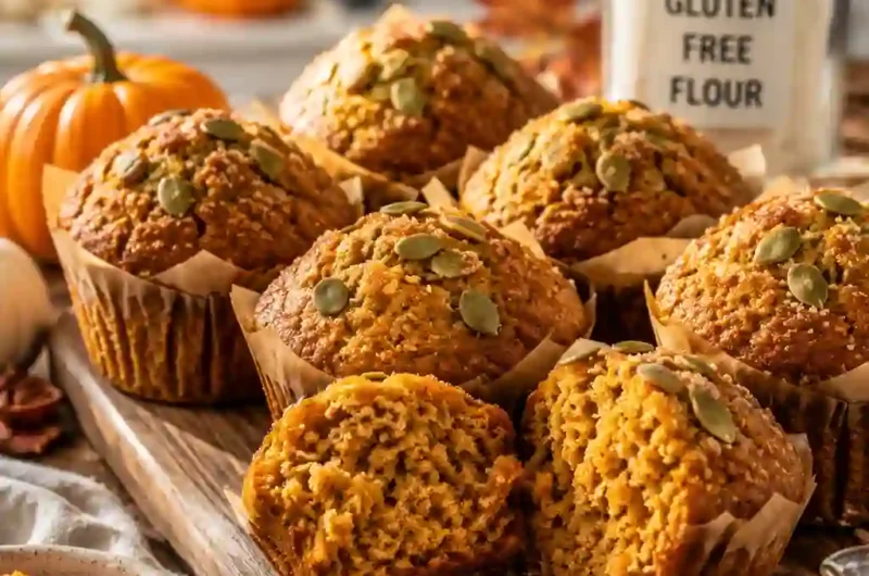 Soft, Moist Gluten Free Pumpkin Muffins That Taste Better Than Bakery Muffins