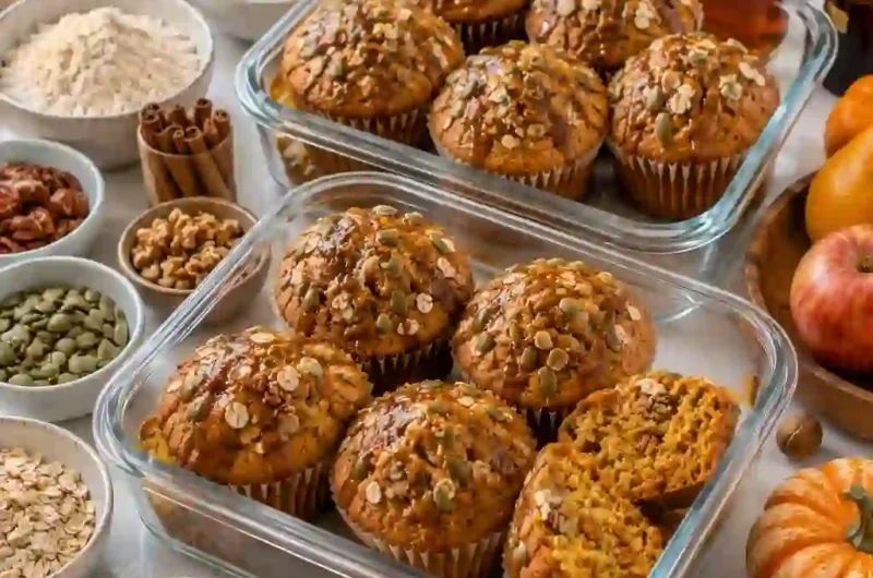 These Soft Healthy Pumpkin Muffins with Maple Syrup Taste Better Than Bakery Muffins